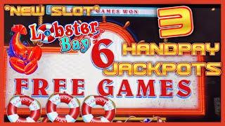 NEW SLOT ⋆ Slots ⋆️Kraken Unleashed Lobster Bay & Wild Vikings (3) HANDPAY JACKPOTS $50 Max Bet Bonus Round