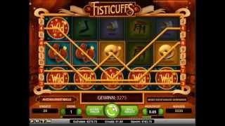 Fisticuffs Slot - 5 wilds in a row - Big Win