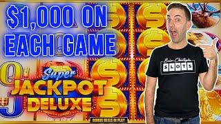 ⫸ Betting $1,000 on EACH Slot Machine ⋆ Slots ⋆ Agua Caliente