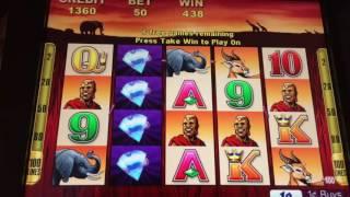 100 Lions Slot Machine ~ THROWBACK ~ FREE SPIN BONUS! ~ 45X • DJ BIZICK'S SLOT CHANNEL