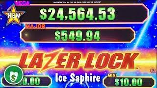 •️ New - Ice Saphire Lazer Lock slot machine, bonus