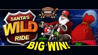 BIG WIN on Santa's Wild Ride Slot - £1.80 Bet