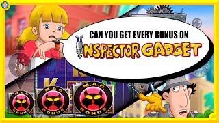 Online Slot Challenge: Inspector Gadget EVERY BONUS??