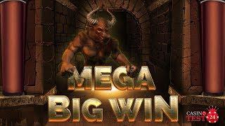 MEGA BIG WIN ON MINOTAURUS SLOT (ENDORPHINA) - 5€ BET!