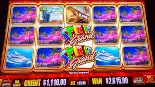 • HIGH LIMIT SPIN IT GRAND • (2) Jackpot Handpays • $25 Max Bet Spins •