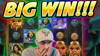 BIG WIN!!! The Sword and the Grail BIG WIN - Casino game from CasinoDaddy Live Stream