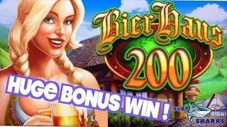 HUGE Bonus Win on Bier Haus 200 - Norwegian Getaway Casino at Sea !