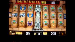 Pharaoh's Prize Bonus - Reel Tube Feature - 1c Aristocrat Video Slots