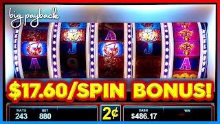 $17.60/Spin Bonus! Dancing Drums Mechanical Reels - SURPRISE! Big Wins!!