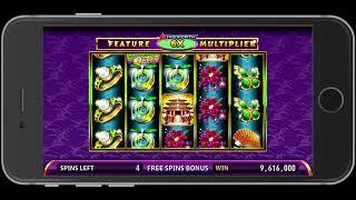 EMERALD QUEEN Video Slot Casino Game with an EMERALD QUEEN FREE SPIN  BONUS