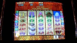 Tiki Torch Slot Machine Bonus Win (queenslots)