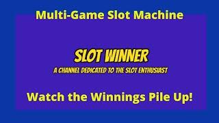 ⋆ Slots ⋆Watch the Winnings Pile up playing this Slot Machine - Multi-Game!