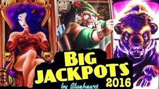 2016 JACKPOTS - Slot machine Half Year Recap of BEST WINS!