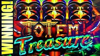 LINE UP THOSE TOTEMS & MULTIPLIERS!! •• TOTEM TREASURE & GOLD BONANZA Slot Machine Wins