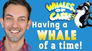 Having a WHALE of a Time • LOTS of Multiplier Games • Slot Machine Pokies in Vegas and SoCal