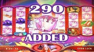 Ruby Slippers 2 Slot Machine Big Win Bonus Wicked Witch and Glinda Extra Reels!