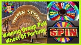•Winning Wheel Of Fortune Group Pull/Golden Nugget•