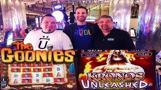 KRONOS UNLEASHED•MAX BET•THE GOONIES•BRIAN CHRISTOPHER IN DA HOUSE!• VEGAS SLOTS!