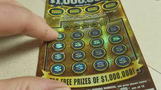 SCRATCH OFF WINNER! $1,000,000 TAXES PAID MICHIGAN LOTTERY TICKET