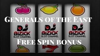 Generals of the East Slot Machine ~ THROWBACK ~ FREE SPIN BONUS! ~ BAY MILLS CASINO! • DJ BIZICK'S S