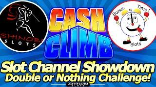 Slot Channel Showdown - Cash Climb Challenge with @Bonus Time! Slots at Palms Casino in Vegas!
