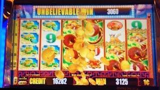 Aristocrat's Dragons Vault Slot Machine - Nice Line Hit