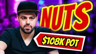 NASTY RIVER Gives Him NUTS And $108,000 Pot! ⋆ Slots ⋆ #Shorts