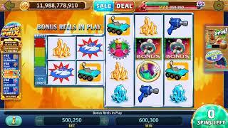 RETURN TO PLANET LOOT Video Casino Slot Game with a FREE SPIN BONUS