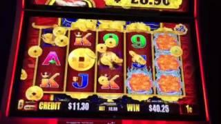 5 Dragons Good Fortune Slot Machine Free Spin Bonus 100X Cosmopolitan Casino Las Vegas