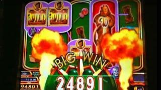*BIG WIN!*  *FREE SPINS!* "RUBY SLIPPERS" (Max Bet!) Slot Machine Bonus Videos