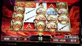 Leonidas Slot Machine Bonus Almost 200X