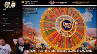 YOU PICK SLOTS - $500,000 PokerStars Casino !Dream Race @ 22:00, !dream to see ★ Slots ★️★ Slots ★️ 