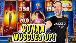 ⋆ Slots ⋆ CONAN brought the MUSCLE for once!