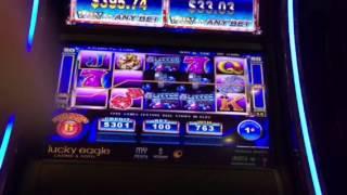 *TBT* Glitter Gems Slot Machine Free Spin Bonus Lucky Eagle Casino