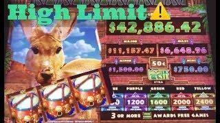 •HIGH LIMIT !!•OUTBACK BUCKS/DANCING DRUMS Slot $200 Free Play Live @ San Manuel Casino•栗スロ•彡