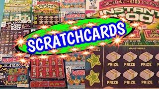 Scratchcards..INSTANT £100..Dough me Money..MONOPOLY..SCRABBLE. Cash Match..