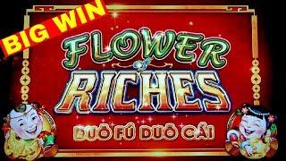 •️BIG WIN•️ on Flower of Riches Slot Machine w/$8.80 Max Bet | 88 Fortunes Slot Machine Live Play