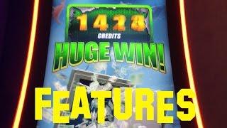 Sharknado Live Play max bet $4.00 with FEATURES SUPER FUN Gimmie Games Slot Machine