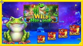 Wild Hop & Drop Stake Challenge! How BIG Will the Frog Get? ⋆ Slots ⋆