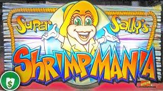 Super Sally's Shrimp Mania slot machine, 2 sessions, bonus