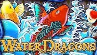 *TBT* - Water Dragons - IGT Slot Bonus Win with Retrigger!