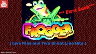 New!!! ( First Look & Attempt ) Konami - Frogger : Great City Wilds - Live Play and 2 Line Hits