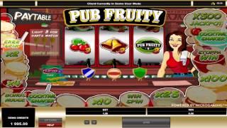 Pub Fruity ™ Free Slot Machine Game Preview By Slotozilla.com