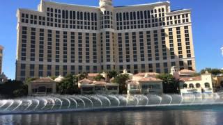 Bellagio Fountains in 4K playing Star Spangled Banner