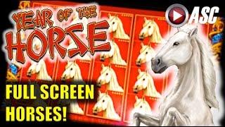 YEAR OF THE HORSE | Lightning Gaming - NICE Win! Slot Machine Bonus
