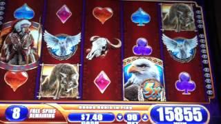 Great Eagle Returns Slot Machine Big Win Bonus Spins