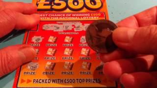 Scratchcard....Come Outside Game..FAST 500..Millionaire Green..Cash 777..Lucky Lines