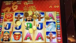 Aristocrat JACKPOT Lucky 88 Slot Max bet Super  (Hand Pay) San Diego, CA