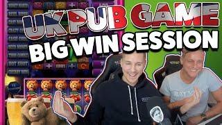 Ted Pub Fruit Slot Session - UK Pub game - BIG WINS on NEW game from Blueprint
