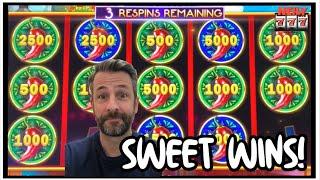 SOME REALLY SWEET WINS on ELECTRIC CASH • DOLLAR STORM • SUPER LIT VEGAS